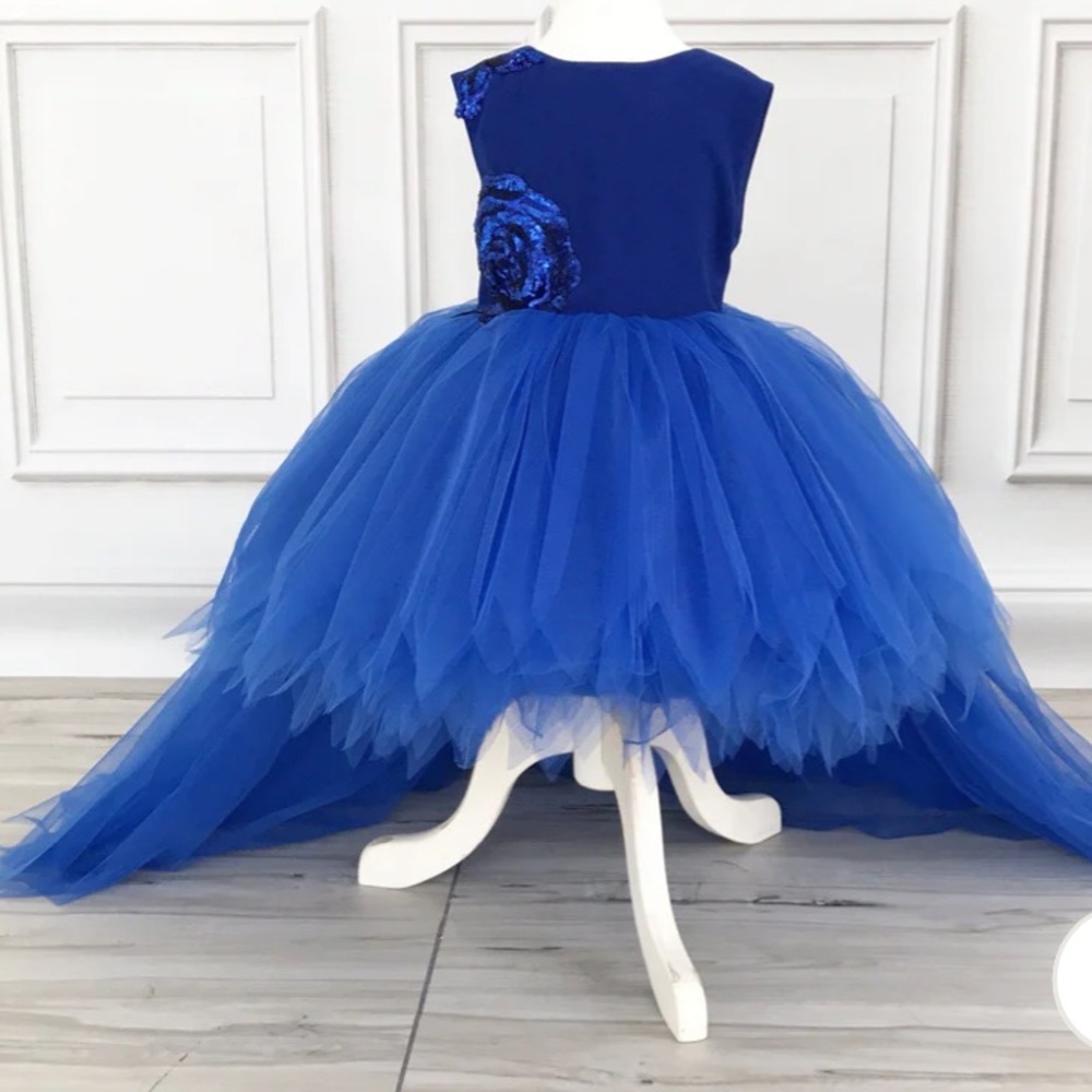 Itty Bitty Toes Royal Blue Sasha Dress